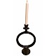 ljusstake/svart