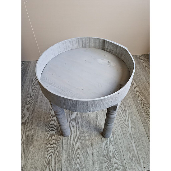 Träbord grå-40cm