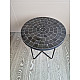 Marockansk Mosaikbord svart modern -70-80