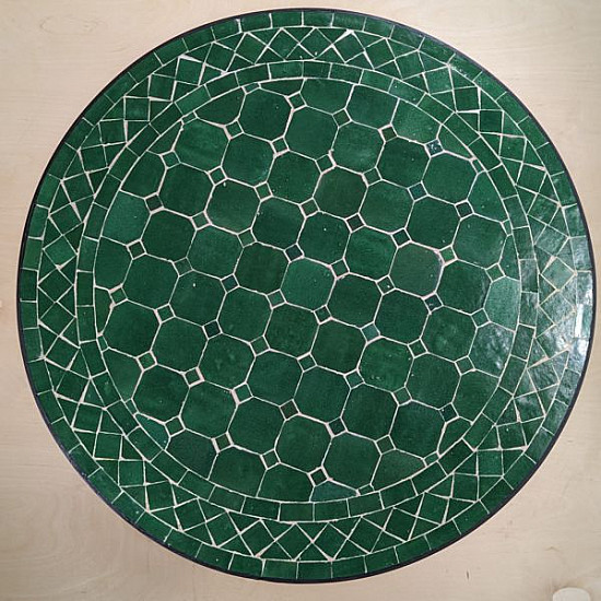 Mosaikbord grön-60cm