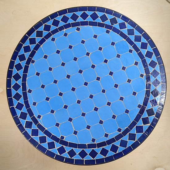marockansk-mosaikbord-Grekblå -60cm