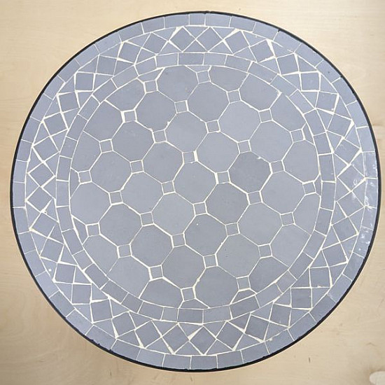 Marockansk mosaikbord Grå