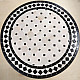 Mosaikbord 60Ø