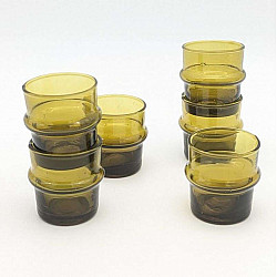 Glas brun Ø6cm