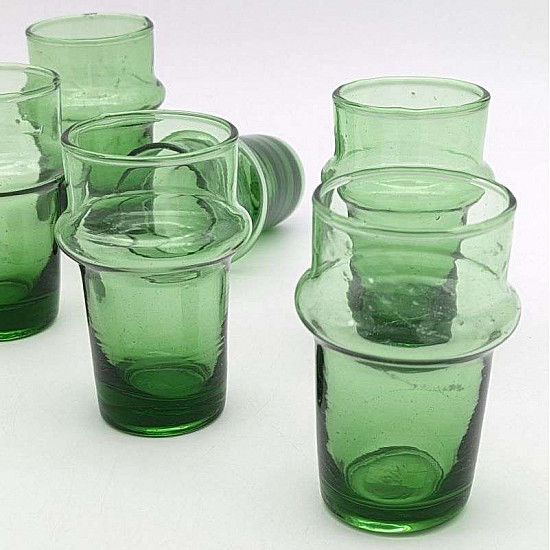 Glas Grön 9cm