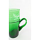 marockansk kanna glas  grön-21cm