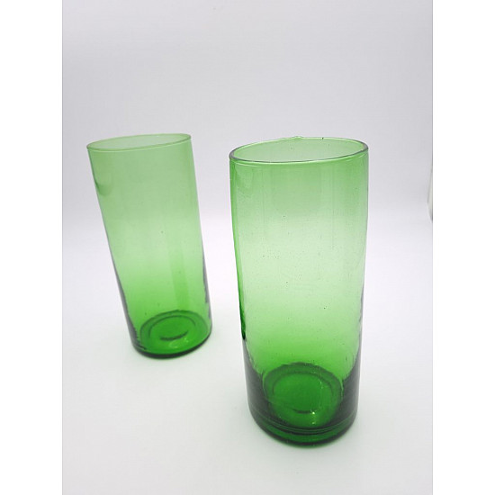 Vas glas grön