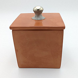 Tadelakt burk 13cm