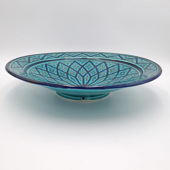 keramik fat turkost och blå