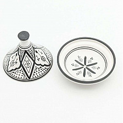 Mellan Tagine mönstrad -Svart
