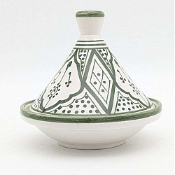 Mellan Tagine mönstrad -Grön