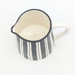 Kanna 12cm-Randig Svart lin