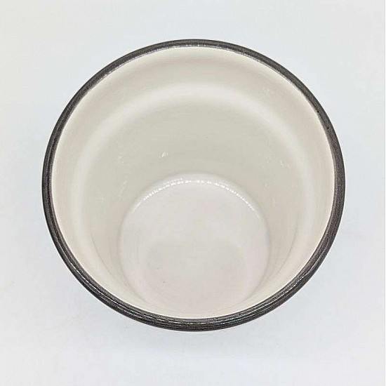Keramik-kruka-Klassisk-Svart Ø13 cm