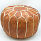 Sittpuff - Marockansk Läderpuff Cognac